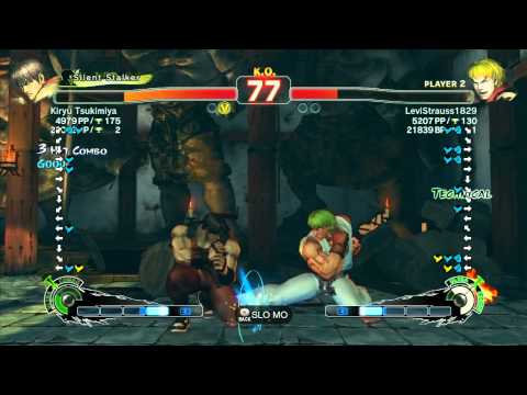 SSF4 AE 2012: Kiryu Tsukimiya (Guy) vs LeviStrauss1829 (Ken) - Xbox Live Ranked Match