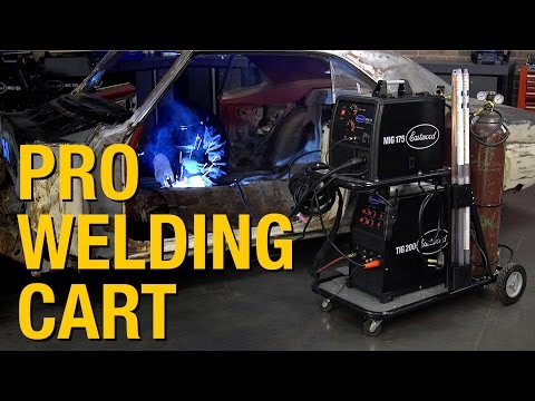 Heavy Duty Professional Welding Cart - Everything A DIY Fabricator Wants in a Cart! Eastwood