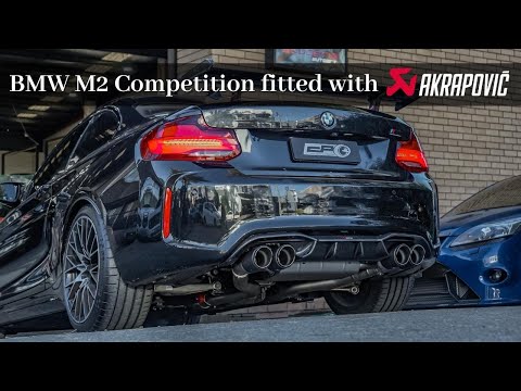 BMW M2 Competition with Akrapovic Slip On Exhaust | REVS & SOUNDS