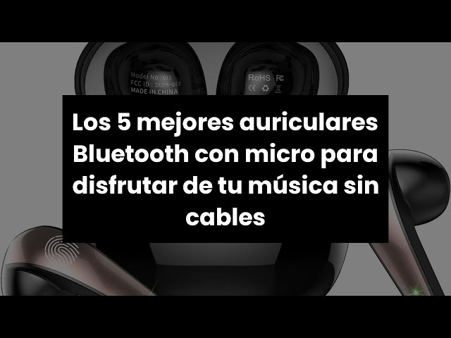 Vídeo relacionado con BOXSSROG Auriculares Bluetooth 5.3 inalámbricos, cancelación de Ruido Ambiental Mediante 4 micrófonos, Pantalla LED, HiFi, estéreo, 42 h, Impermeable IP6, Deportes, Control táctil para iOS Android