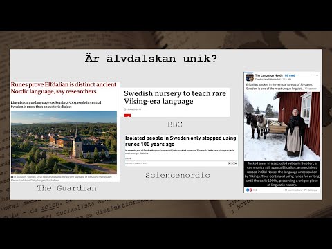 Dialektpodden: 8, är verkligen älvdalska unikt?