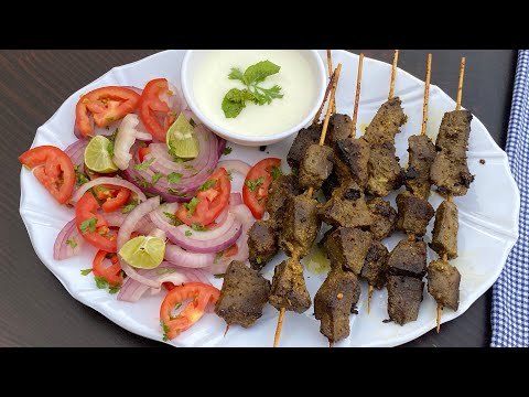 Masala Kaleji Skewers | liver skewers | mutton liver recipe | kaleji recipe