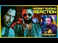Cyberpunk 2077 - The Worst Ending Reaction | Mystagaming