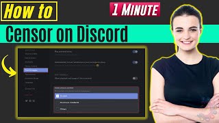 How to censor on discord 2024 | How to 1 minute