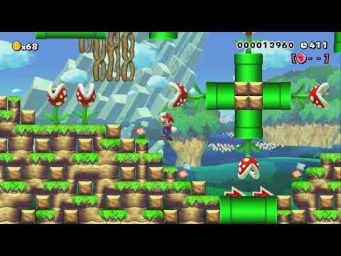 Extense Piranha Jungle! by снгίς - SUPER MARIO MAKER - NO COMMENTARY 1bg