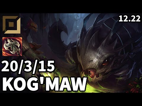 Kog'Maw ADC vs Ashe - EUW Master | Patch 12.22