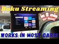 Watch Streaming TV In Your Car Roku Netflix Paramount Disney Yukon XL March Madness Too