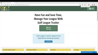 Installing Golf  League Tracker on your Desktop