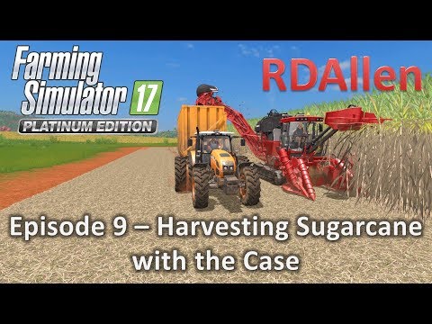 FS17 Platinum MP Estancia Lapacho E9 - Harvesting Sugarcane with the Case