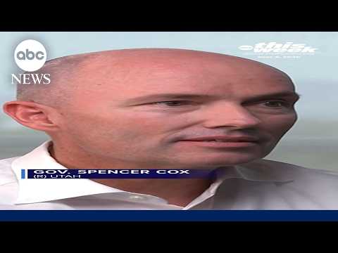 Utah Gov. Spencer Cox on political violence