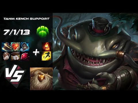 SUPPORT Tahm Kench vs Bard - EU Grandmaster Patch 14.22