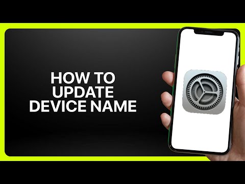 How To Update Device Name In iPhone Settings 2026! Tutorial