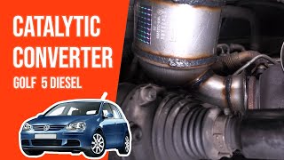 Youtube thumbnail of video "How to replace the Catalytic Converter Golf 5 1.9 TDI 💨"