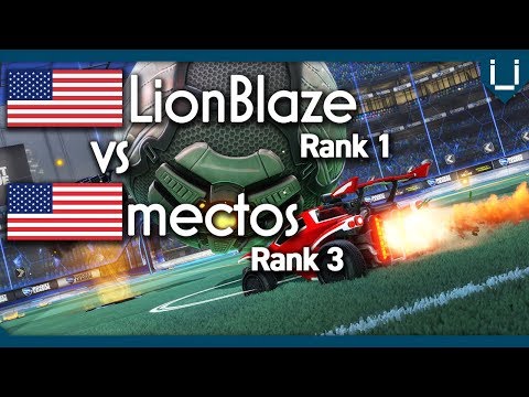 LionBlaze (Rank 1 World) vs mectos (Rank 3 World) | Rocket League 1v1