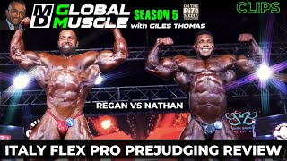 Nathan vs Regan at the 2023 Flex Pro Italy with Giles Thomas & Derrick Clarke MD Global Muscle Clip