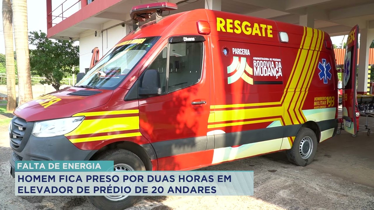 Homem fica preso por duas horas em elevador de prédio de 20 andares