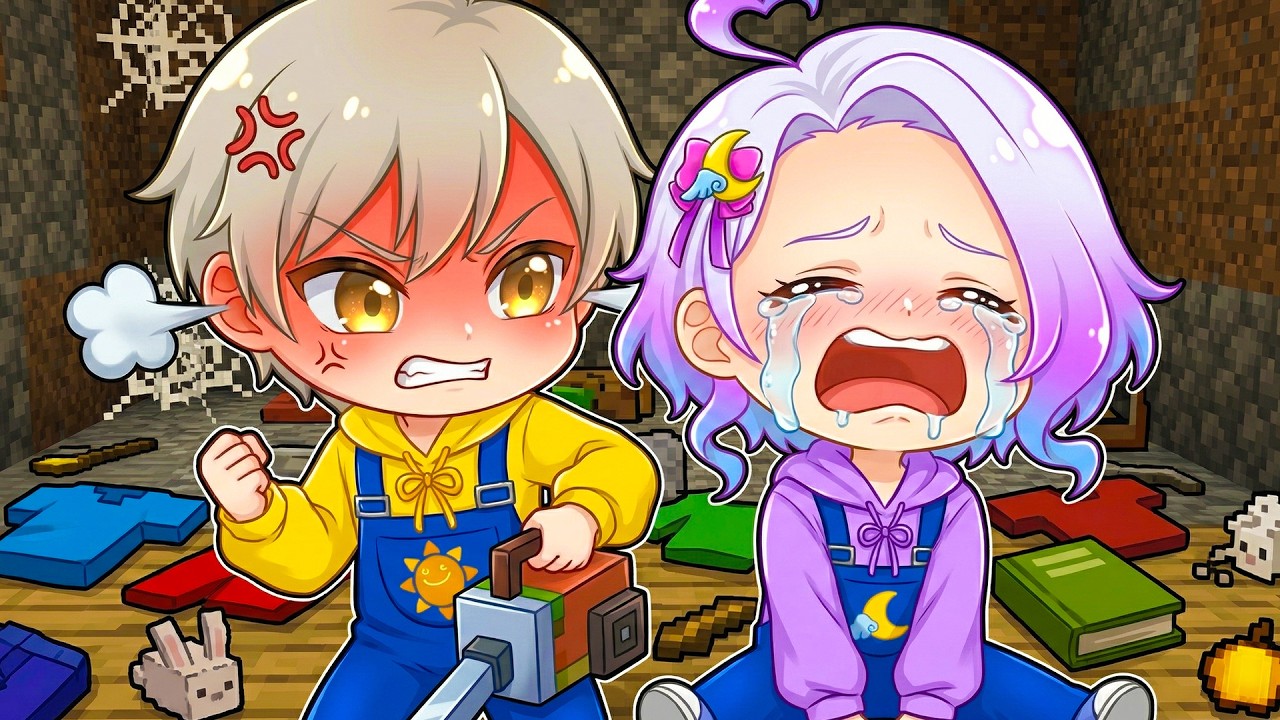 彼女の部屋が「汚部屋」すぎる！家をまるごと作り直そうとした結果！？【 マイクラ  まいくら  Minecraft 】