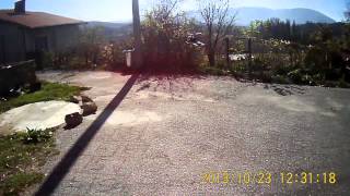 preview picture of video 'FX052 RC ELECTRIC HELICOPTER CAMERA ON BOARD FRONT & BACK VIEW ZEMEN VILLAGE BULGARIA'