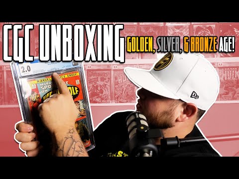 CGC UNBOXING WITH GOLDEN AGE AND SILVER AGE COMIC BOOKS!