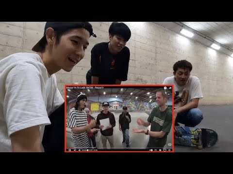 【BATB6 MOOSE vs PJ LADD】3人体制ならそこそこ返せるんじゃね？？【スケゲーごっこ】