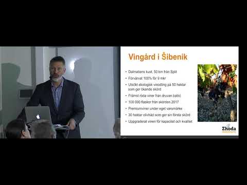 Vd Robert Karlsson presenterar Zhoda Investments hos Financial Stockholm den 28 maj 2018