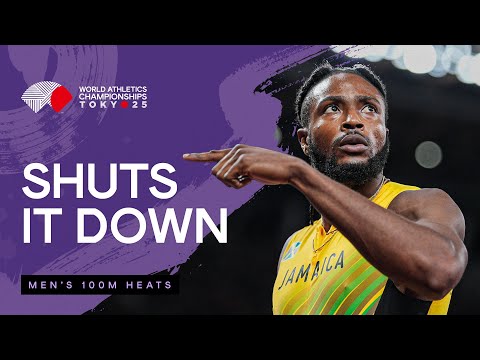 Kishane Thompson impresses with easy 9.95 in the heats | World Athletics Championships Tokyo 25