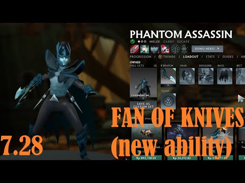 [PHANTOM ASSASSIN] Update 7.28 Aghanim's Shard (New Ability)