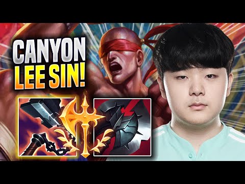 CANYON IS A BEAST WITH LEE SIN! - DK Canyon Plays Lee Sin TOP vs Bel'veth! | Season 2023