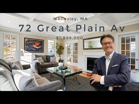 72 Great Plain Ave, Wellesley MA (Home For Sale)(4 Beds 4.5 Baths 6, 373 Sq Ft)