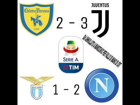 CHIEVO 2-3 JUVENTUS LAZIO 1-2 NAPOLI parliamo degli anticipi