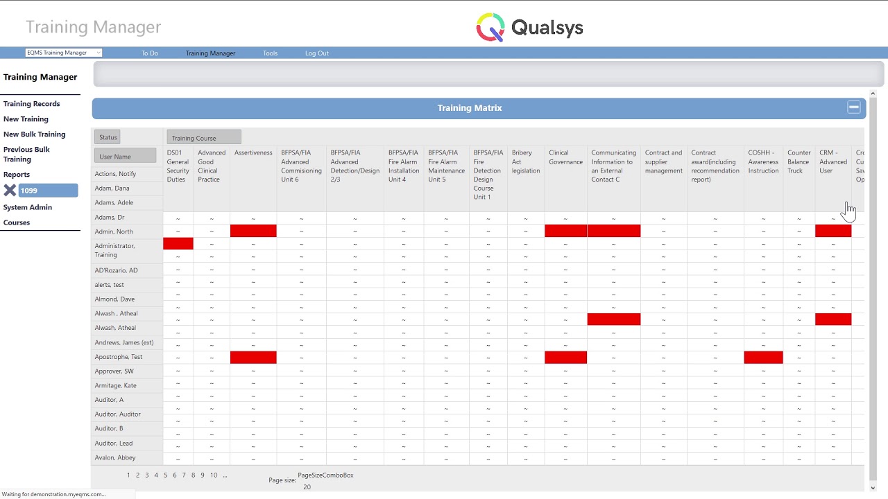 Training Records Management Software | Qualsys