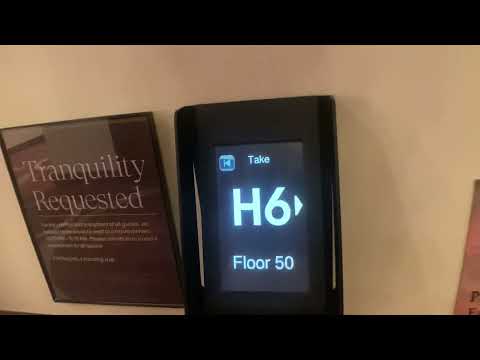 Fast 1000 FPM Westinghouse/Schindler Port Traction High Rise Elevators At The Sheraton TSQ In NYC