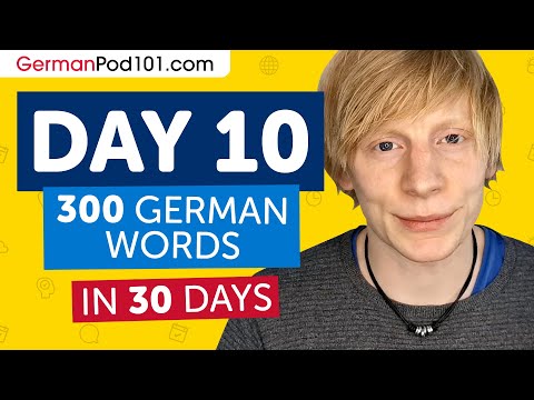 Day 1 10 300 Learn 300 German Words in 30 Days Challenge