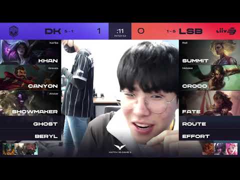 LCK Match 35 LSB vs. DK Game 2 | LCK Spring 2021 W4D3 |Liiv Sandbox  vs.  Damwon Kia  W4D3 G2