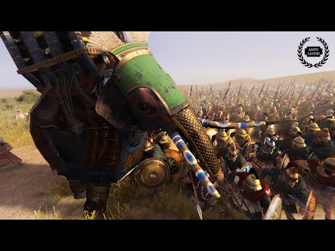Mauryan Empire vs Greco-Bactrian Kingdom - Epic Cinematic Total War Battle