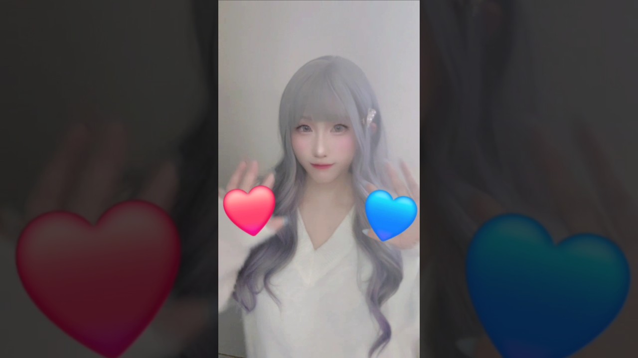 ❤+💙=？【#何色なるかな ？】#まぜたら何色なるかな#jyubeiaryu#何色なるかな#まぜたらまぜたら#shortvideo#trending#japanesecosplayer#流行りのやつ