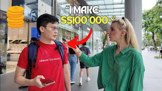 Thumbnail for Asking Singaporeans How Much Money They Make (and if they are happy with the amount!)