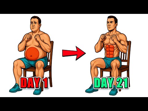 15 Minute Chair Workout to Lose belly Fat for Beginners |15 Minute Chair Ab Workout