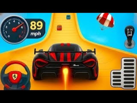 Mega Ramp Monster Car Racing 3D Extreme Car Stunts - Android Gameplay 