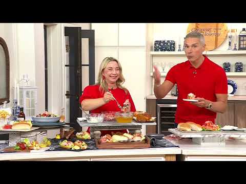 Hancock Lobster Gourmet Maine Lobster Roll Kit for Four People on QVC