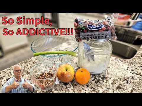 This Cranberry Relish with Apples and Oranges must be Addictive, because EVERYBODY wants it!