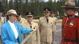preview picture of video '1990 Banff National Army Cadet Camp Freedom of the City Parade pt 1'