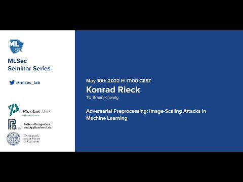 Machine Learning Security Seminar Series - Konrad Rieck