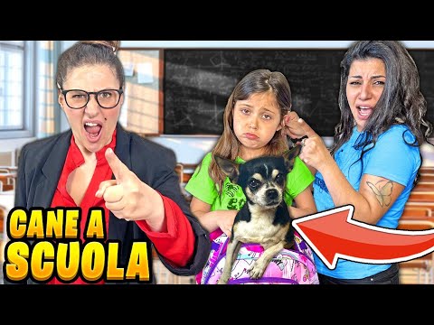 ILARY RUBA IL CANE DI MAMMA LO PORTA A SCUOLA E LA MAESTRA CATTIVA LA SCOPRE E LA METTE IN CASTIGO!