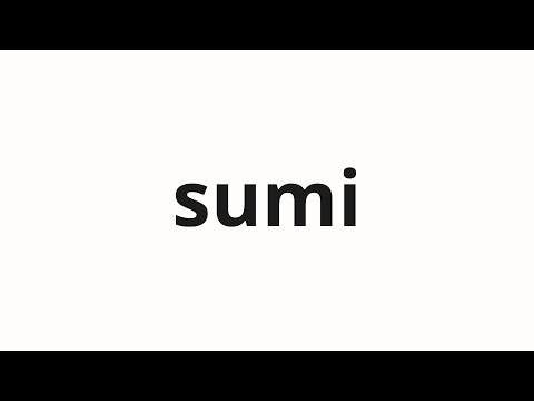 How to pronounce sumi | 住み (Living in Japanese)