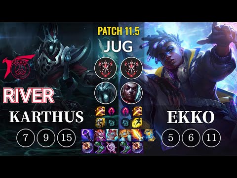 TLN River Karthus vs Ekko Jungle - KR Patch 11.5