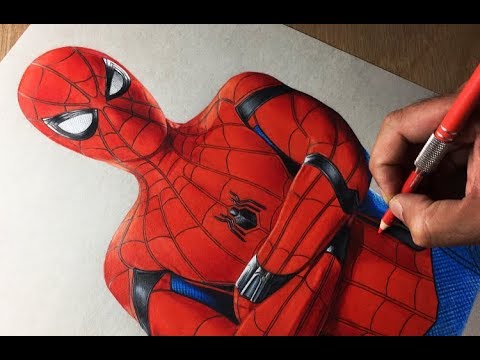 Drawing Spiderman Homecoming - Marvel - Avengers ...