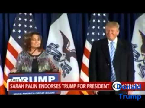 Sarah Palin endorses Donald Trump