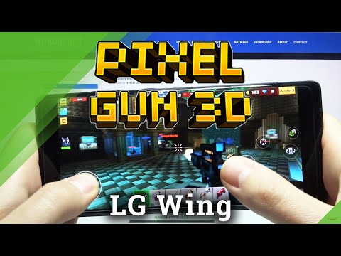 Gameplay of Pixel Gun 3D on LG WING - Efficiency Test