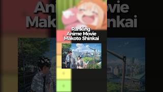 Ranking Movie Makoto Shinkai #anime #animeshorts
